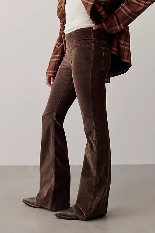 We The Free Penny Pull On Cord Flare Jeans