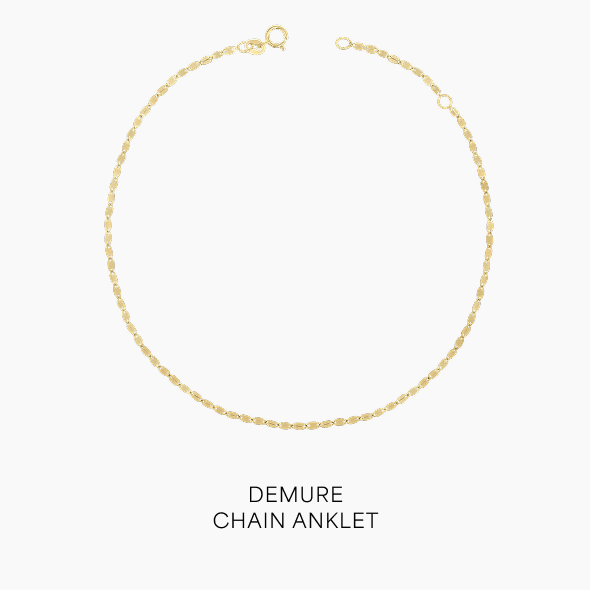 Demure Chain Anklet