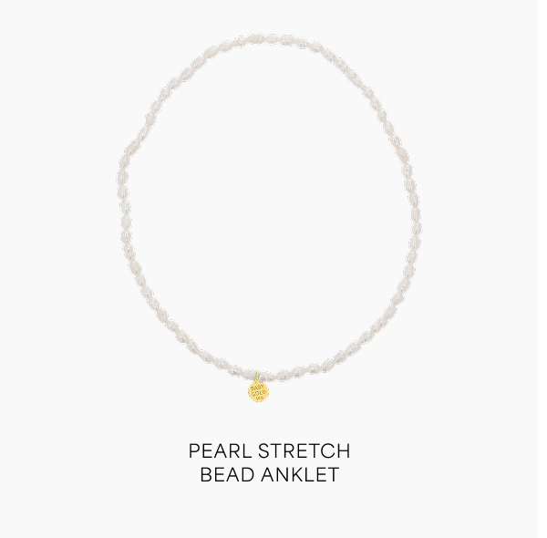 Pearl Stretch Bead Anklet