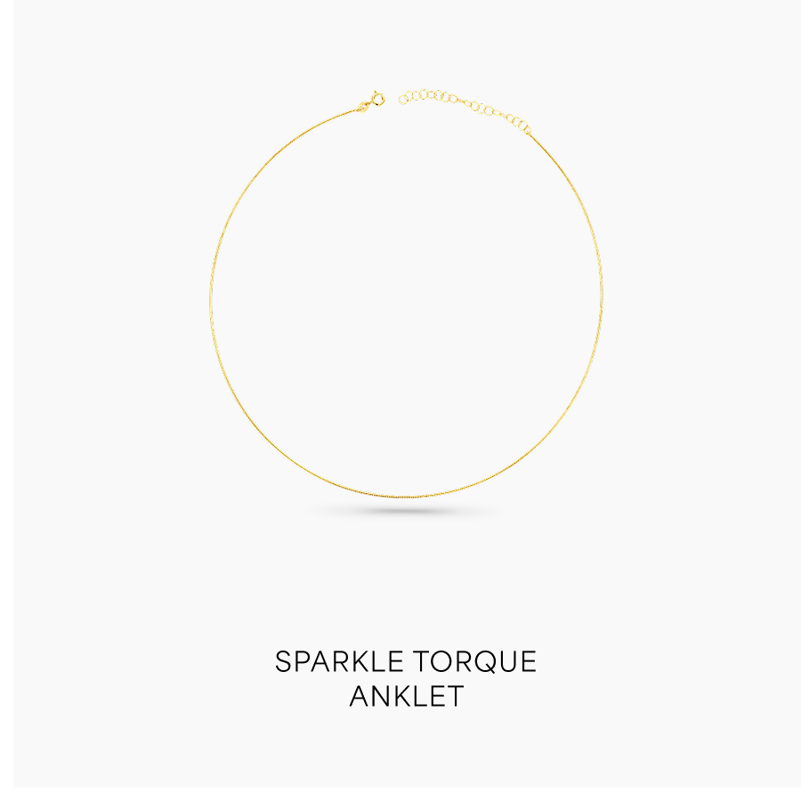 Sparkle Torque Anklet