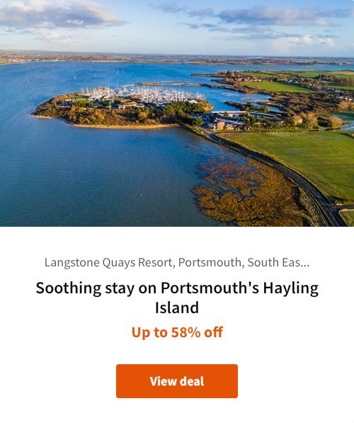 Soothing stay on Portsmouth's Hayling Island