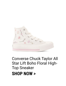 CONVERSE CHUCK TAYLOR ALL STAR LIFT BOHO FLORAL HIGH-TOP SNEAKER