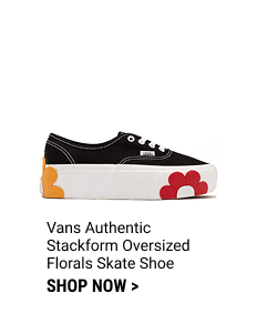VANS AUTHENTIC STACKFORM OVERSIZED FLORALS SKATE SHOE