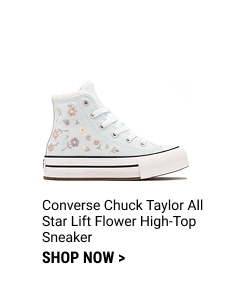 CONVERSE CHUCK TAYLOR ALL STAR LIFT FLOWER HIGH-TOP SNEAKER