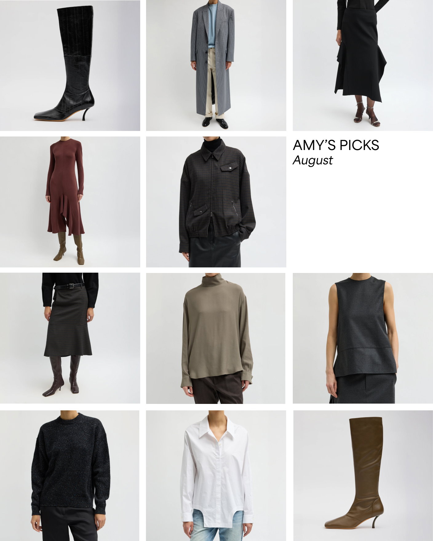 Amy's August Picks