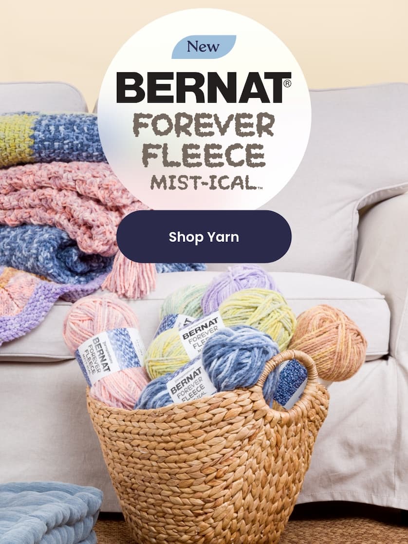 Float away with Bernat Super Fluffee! 