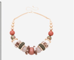 Embellished Beaded Necklace
