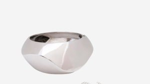 Silver Tone Hinge Cuff