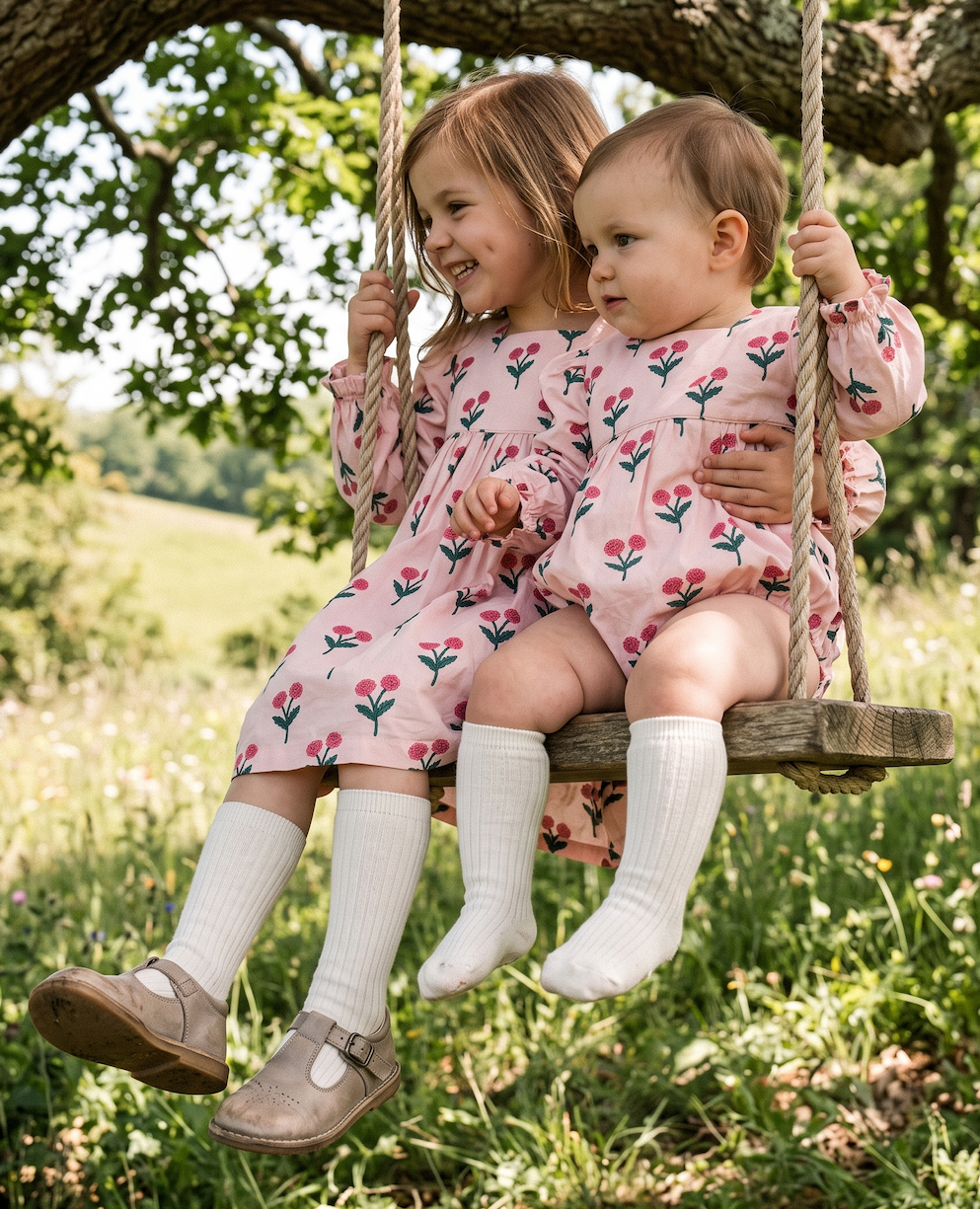 Pink Posy Block Print Collection