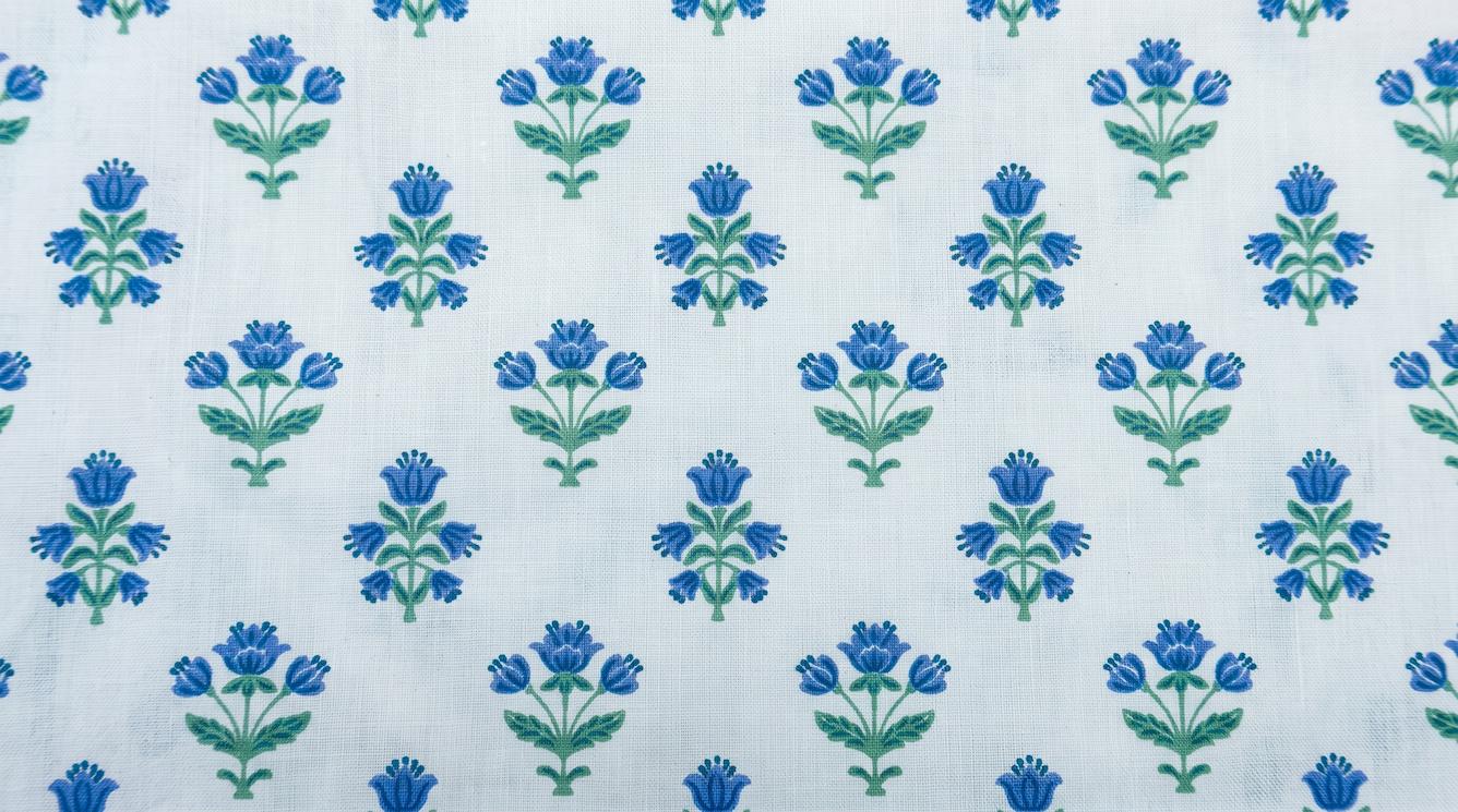 Cornflower Cottage Block Print Collection