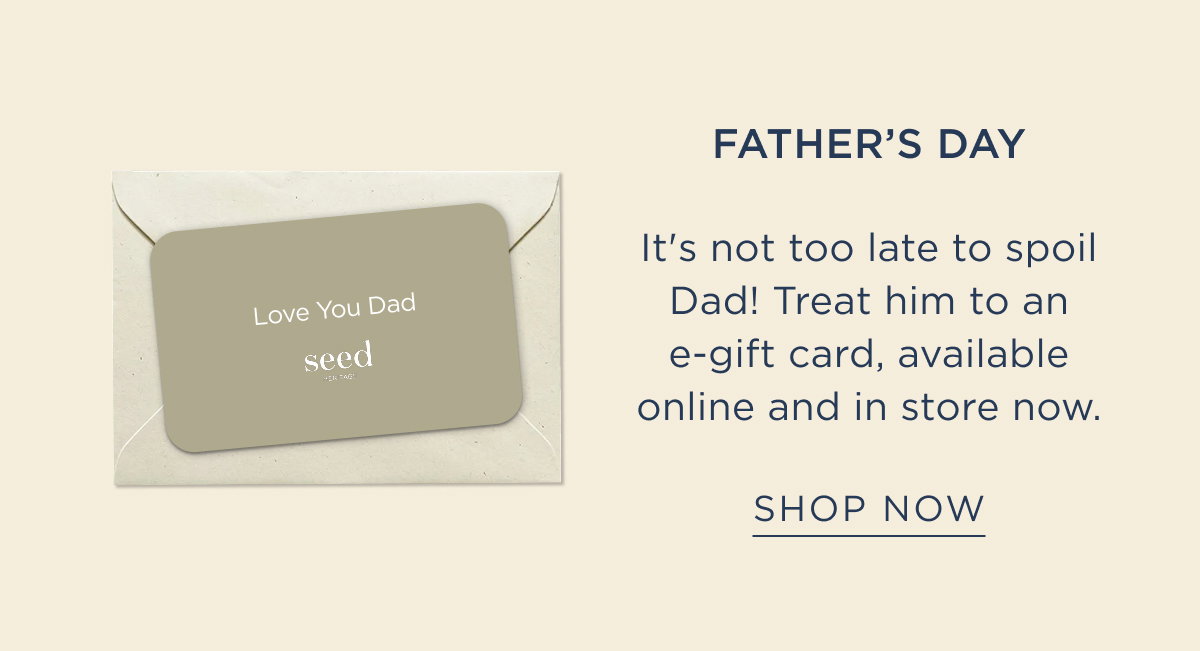 Last Minute Gift? Treat him to an e-gift card. Shop Now.