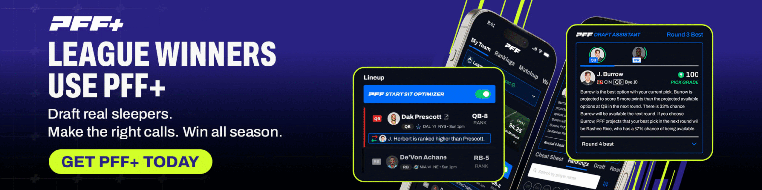 PFF+ Fantasy Subscribe