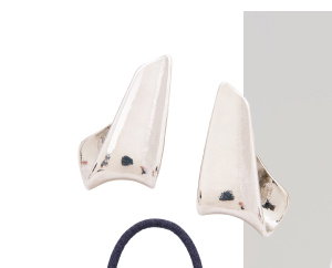 Silver Tone Hoop Earrings