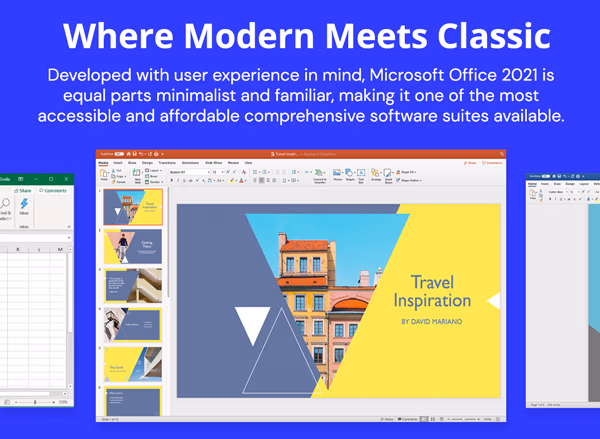 Microsoft Office Professional 2021 for Windows: Lifetime License
