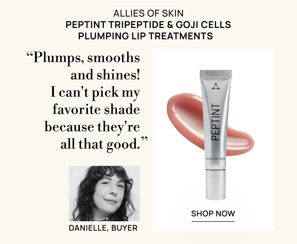 Allies of Skin Peptint Tripeptide & Goji Cells Plumping Lip Treatment (Various Shades) 15ml