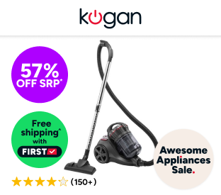 Kogan Cat & Dog Bagless Vacuum Cleaner with Turbo Brush Product Image