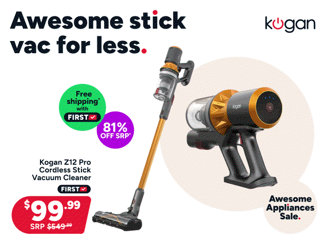 Kogan Z12 Pro Cordless Stick Vacuum Cleaner