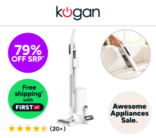 Kogan MX15 Ultralight Stick Vacuum Cleaner with Auto-Empty Dock Product Image