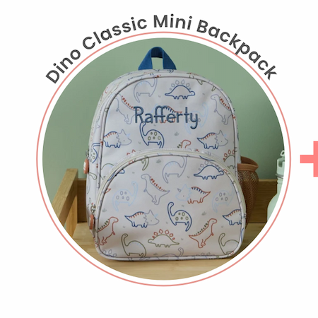 Personalised Dino Classic Mini Backpack