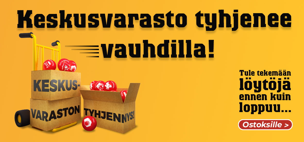 Keskusvaraston tyhjennys loppusuoralle