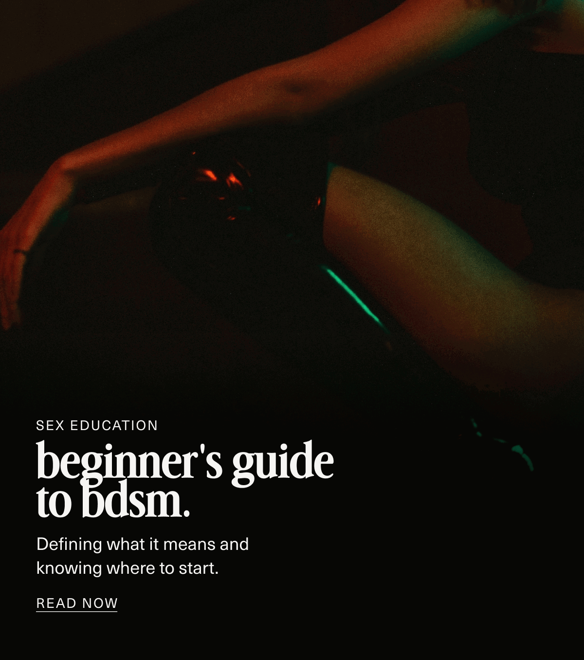 Sex Education | beginner's guide to bdsm. | Defining what it means and knowing where to start. | READ NOW