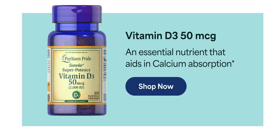 Vitamin D3 50 mcg (2000 IU)