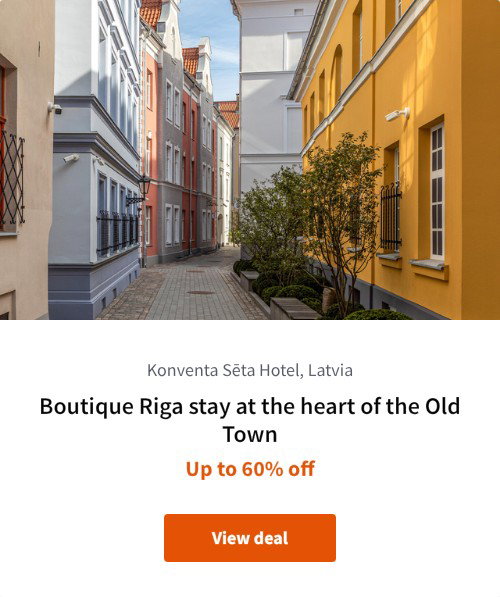 Boutique Riga stay at the heart of the Old Town