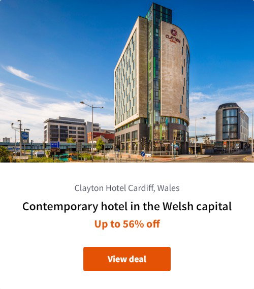 Contemporary hotel in the Welsh capital
