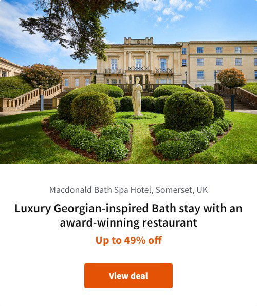 Luxury Georgian-inspired Bath stay with an award-winning restaurant