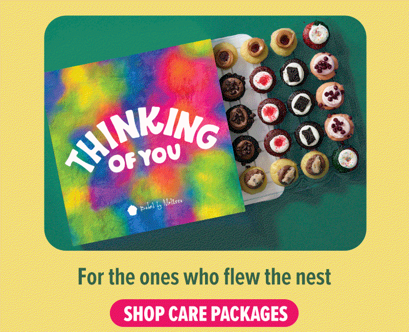 For the ones who flew the nest! Shop cupcake care packages.