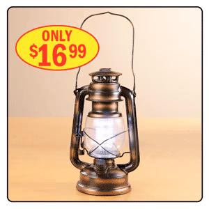 12 LED Hurricane Lantern
