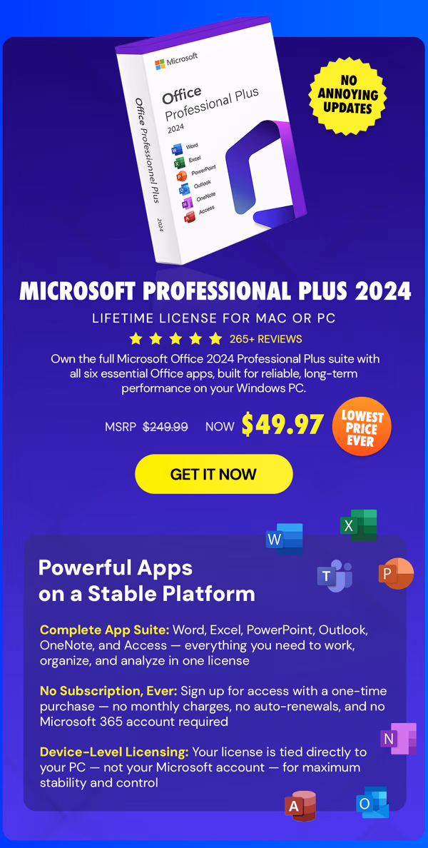 Microsoft Office 2024 Professional Plus