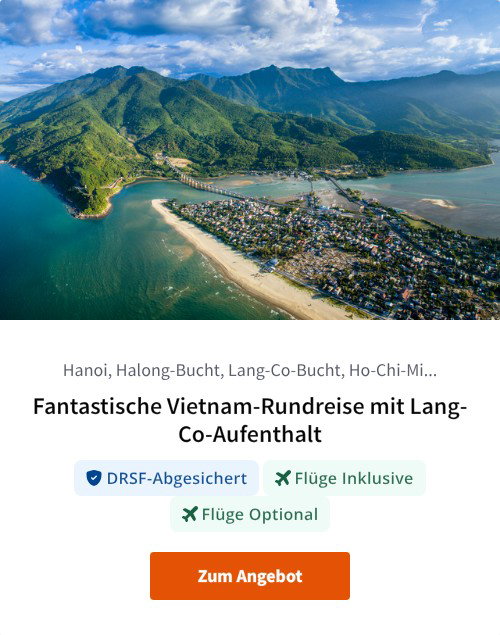 Fantastische Vietnam-Rundreise mit Lang-Co-Aufenthalt