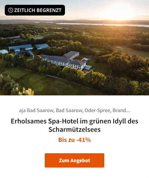 Erholsames Spa-Hotel im grünen Idyll des Scharmützelsees