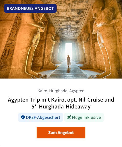 Ägypten-Trip mit Kairo, opt. Nil-Cruise und 5*-Hurghada-Hideaway