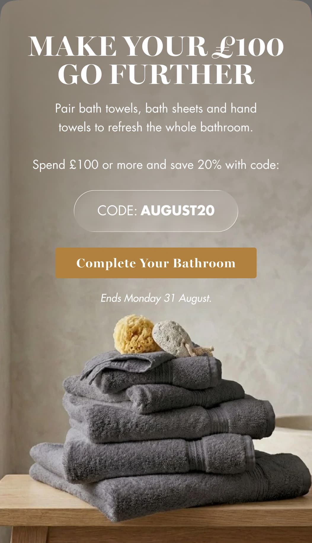 MAKE YOUR £100 GO FURTHER