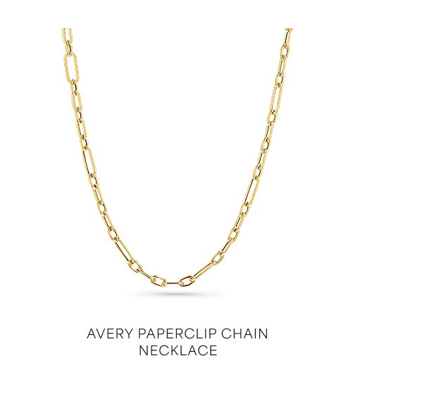 Avery Paperclip Chain Necklaces