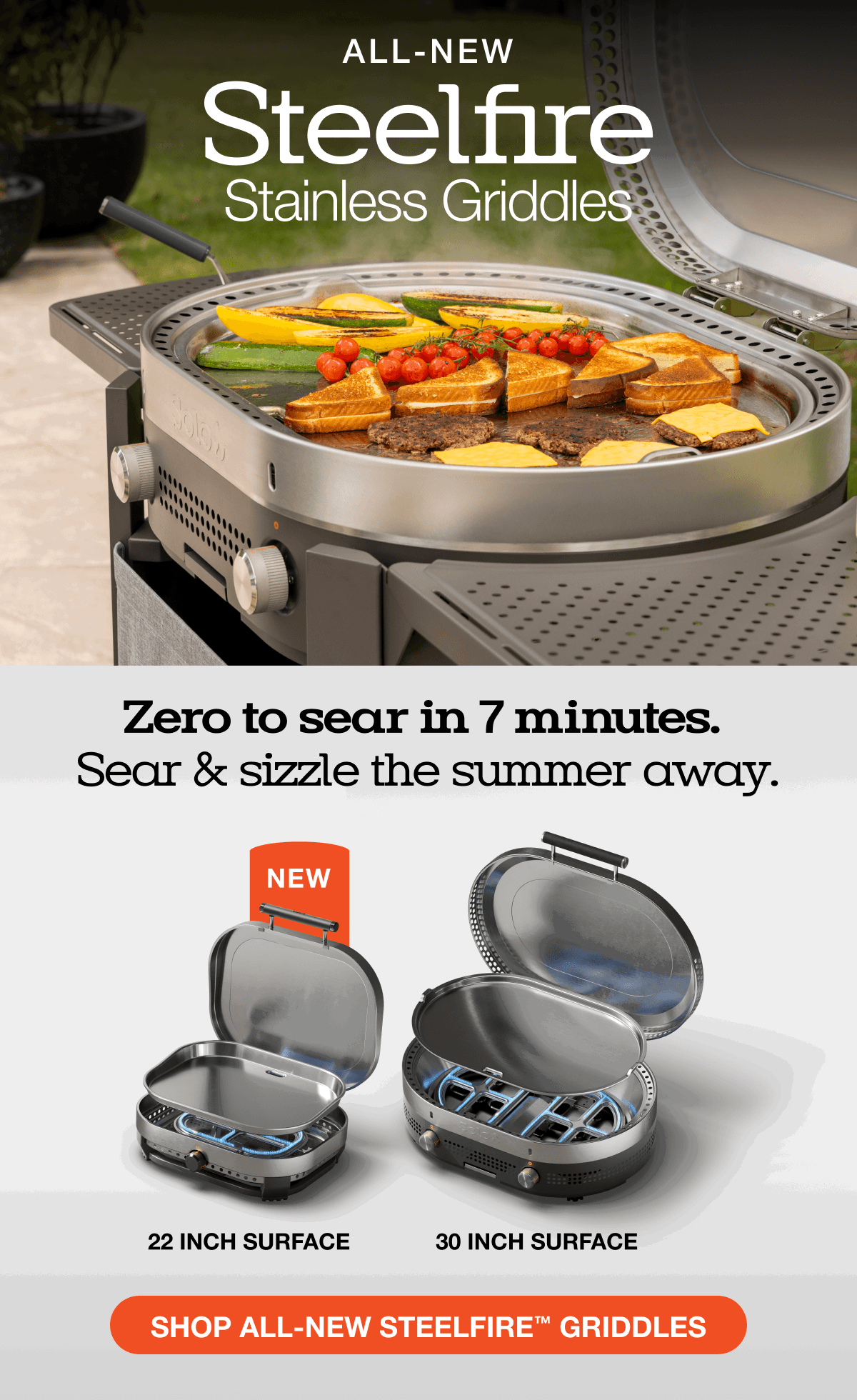 Steelfire Stainless Griddle Series