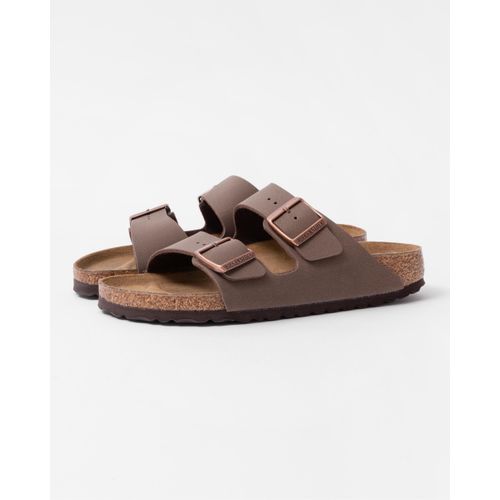 Birkenstock Arizona Birko-Flor Nubuck Womens Sandals - Mocha
