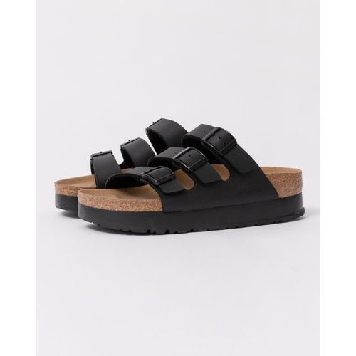 Birkenstock Papillio Florida III Womens Vegan Platform Sandals - Black