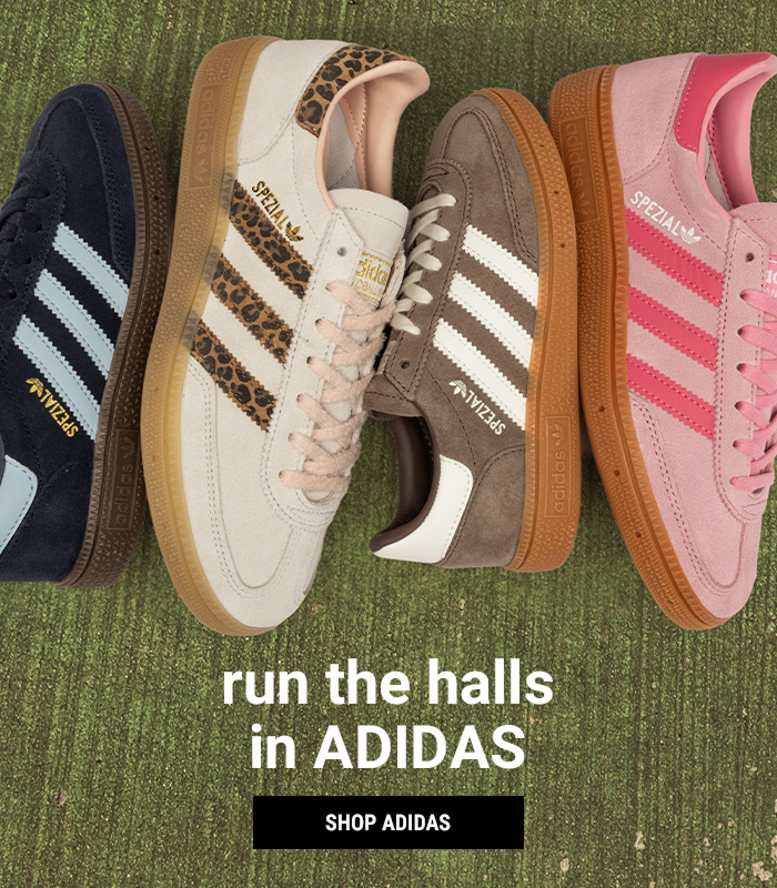 RUN THE HALLS IN ADIDAS  