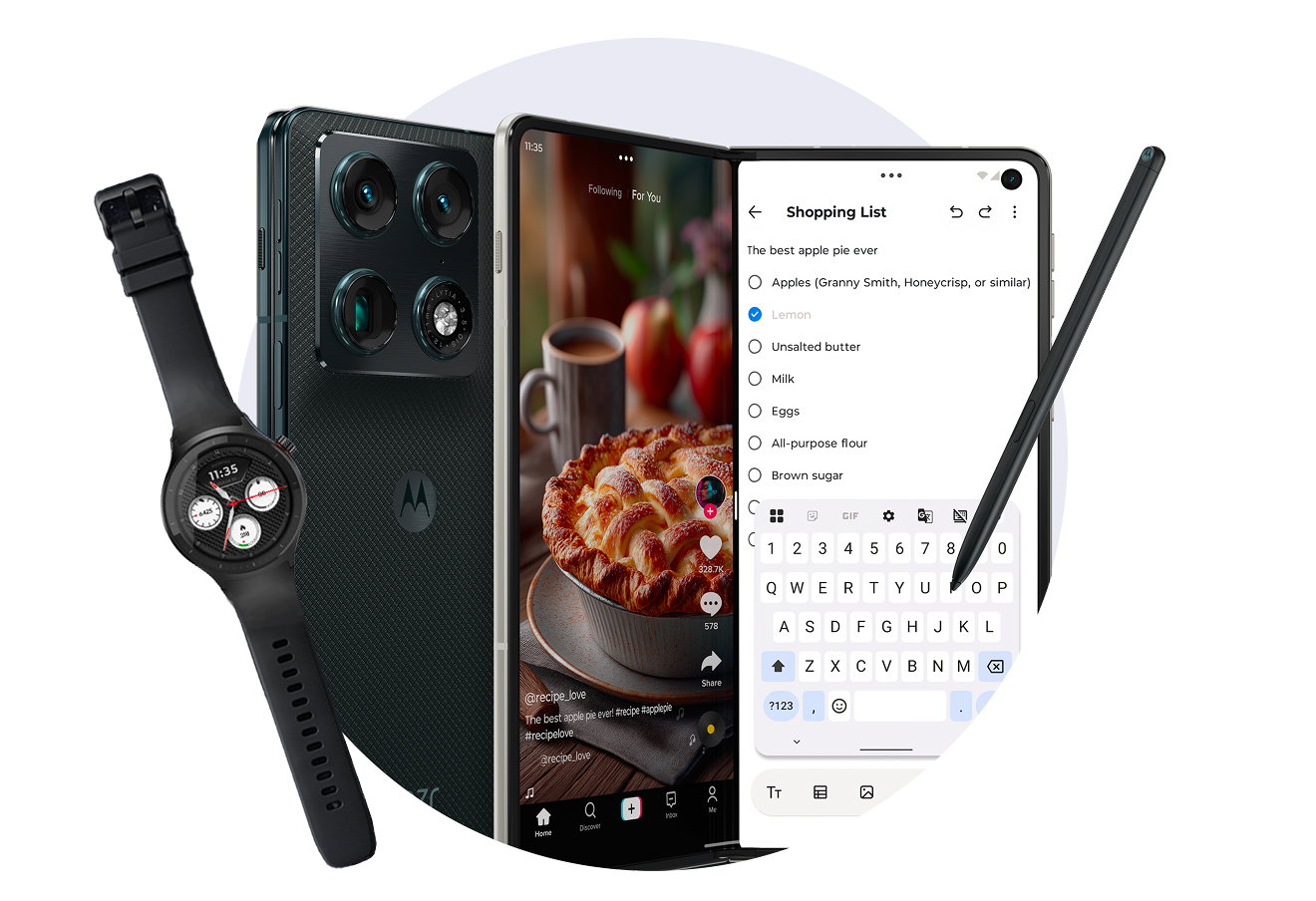 motorola razr fold - FREE moto watch & moto pen ultra ($249.98 value)