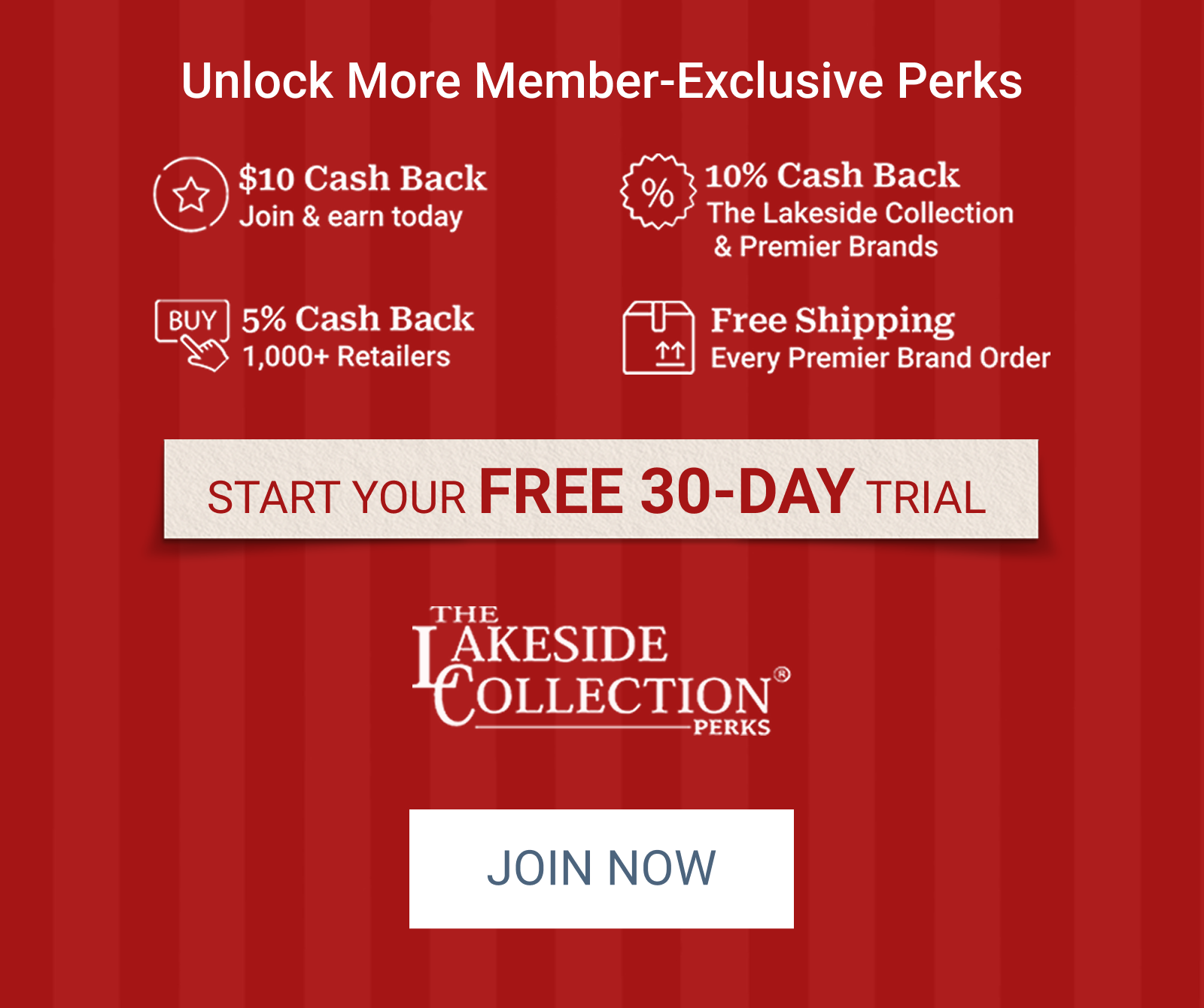 Unlock More Member Exclusive Perks