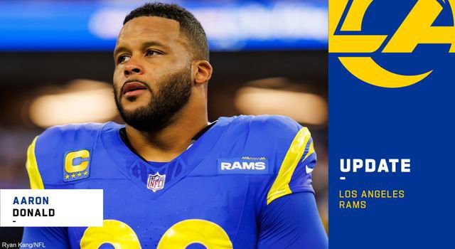 Aaron Donald unretiring, coming back to play for Rams on one-year, $20 million deal 