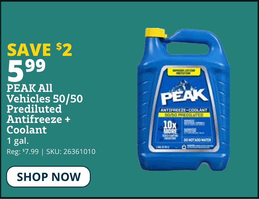 PEAK antifreeze & coolant