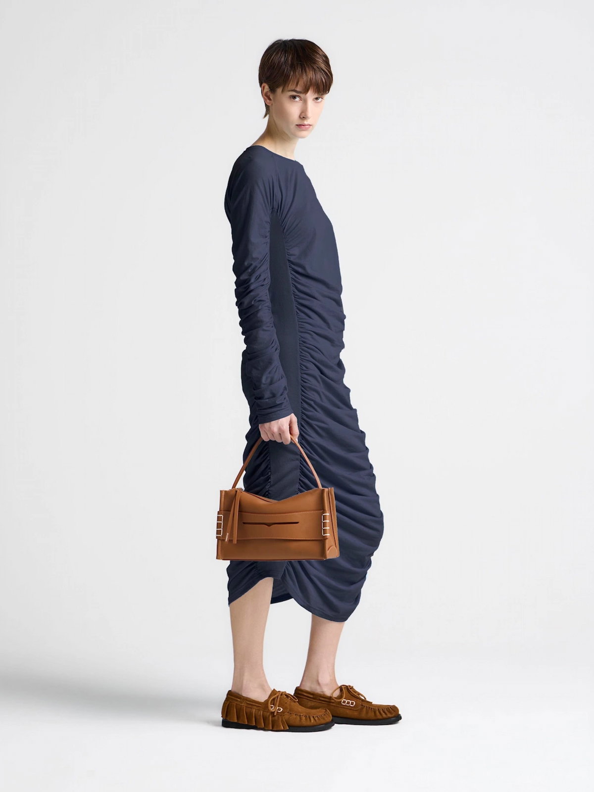 Ruched Jersey Dress