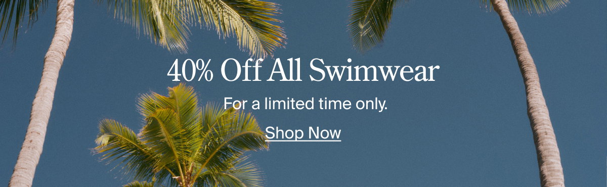 40% off all swimwear