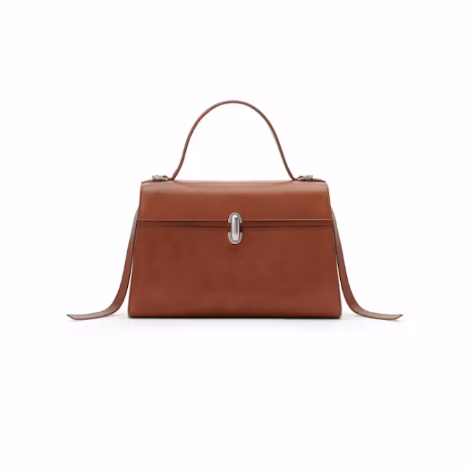Soft Symmetry Leather Bag