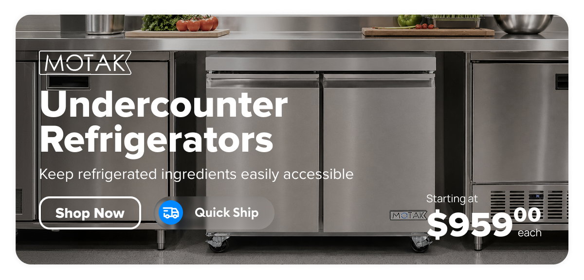 MoTak Undercounter Refrigerators