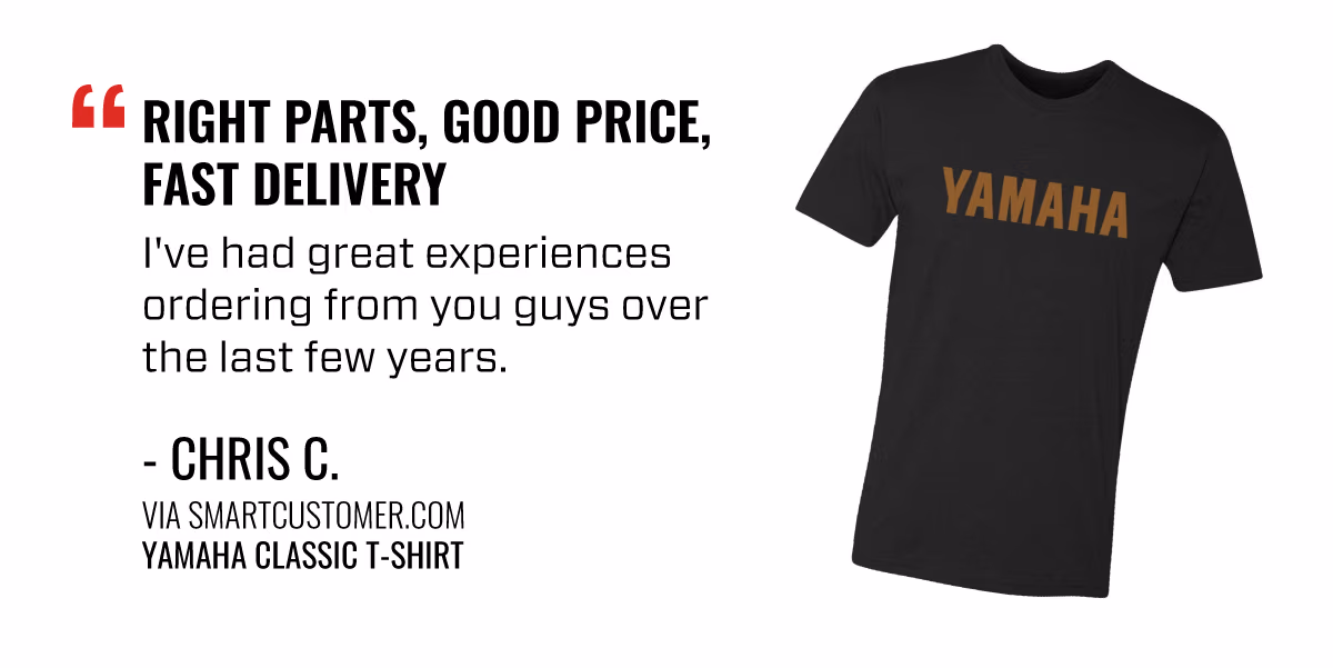 I've had great experiences ordering from you guys over the last few years.